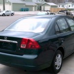 01 Civic LX Rear View