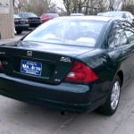 01 Civic EX Rear View